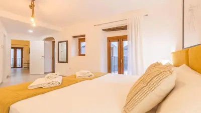 Cama o camas de una habitación en Apartamento Sancho Panza Centro Cordoba