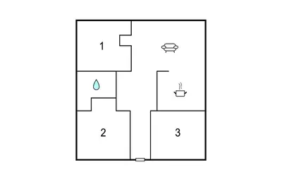 Plano de Amazing Home In Villanueva Del Rey