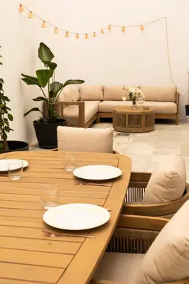 Zona de estar de GoToSeville Talavera Suites