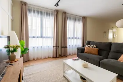 Zona de estar de Veoapartment Almirante Espinosa