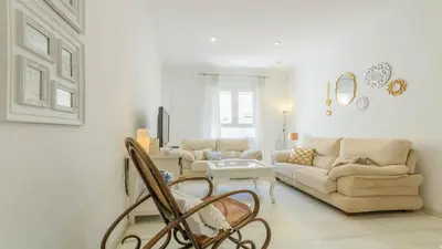 Zona de estar de Vive Córdoba Apartamento junto a Estación y Centro
