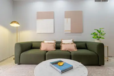 Zona de estar de Stunning 3BR 2BTH with Parking and Jacuzzi