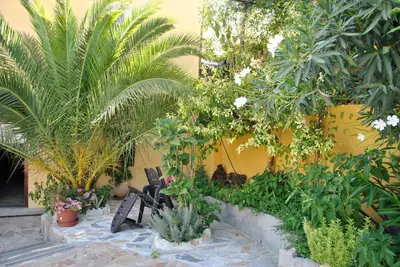 Jardín al aire libre en Casa Rural Cortijos San Jose