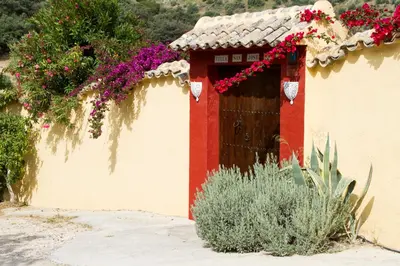 Jardín al aire libre en Casa Rural Cortijos San Jose