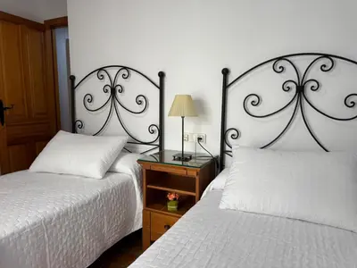 Cama o camas de una habitación en Apartamento Plaza De La Corredera