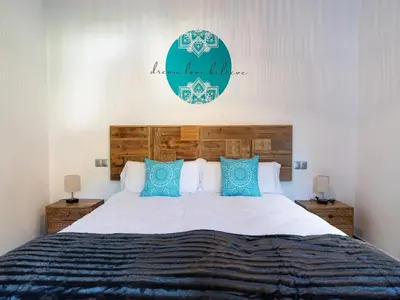 Cama o camas de una habitación en Yoga and Relaxation Retreat in the Heart of Nature
