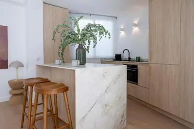 Una cocina o zona de cocina en Genteel Home Manríquez Córdoba