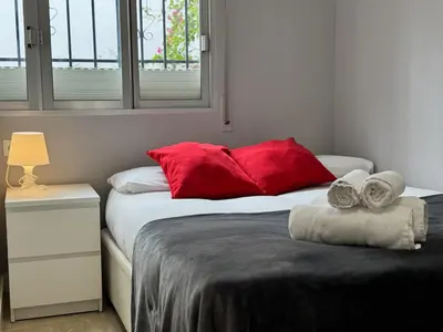 Cama o camas de una habitación en Apartamento Córdoba Centro