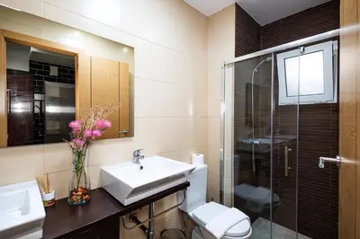 Un baño de Acogedor Piso de 2 Dormitorios en Sevilla