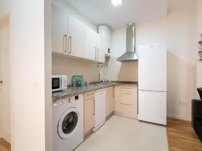 Una cocina o zona de cocina en 1 Dorm Elegante en la Sevilla más autentica
