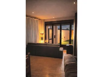 Zona de estar de Chalet in Rivero de Posadas with Pool