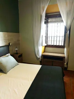 Cama o camas de una habitación en Casa del Mirador