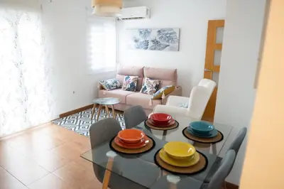 Zona de estar de Alojamiento Suite Azahar V & J