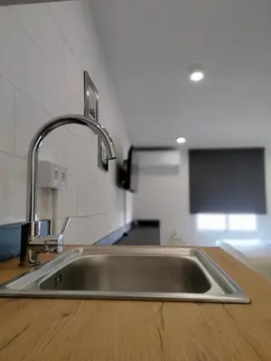 Una cocina o zona de cocina en Visitar La Campana