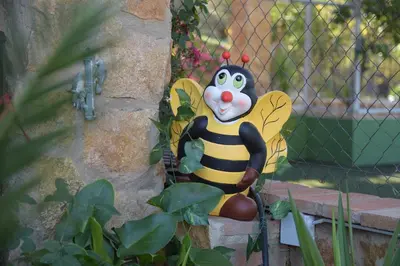 Jardín al aire libre en La Casa de los Duendes