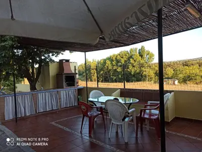 Un balcón o terraza de Casa Rural: 