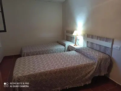 Cama o camas de una habitación en Casa Rural: 