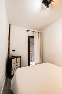 Cama o camas de una habitación en Sol de Sevilla