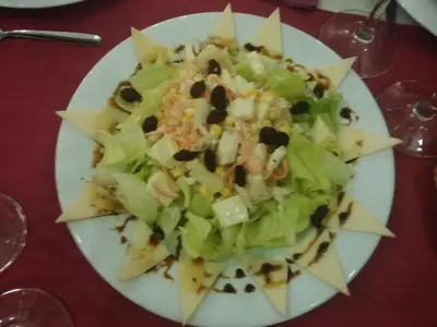 Comida en o cerca de este hostal o pensión