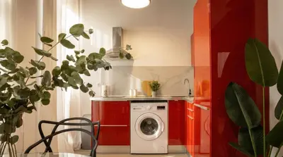Una cocina o zona de cocina en Brand-New 2BR Apt Near Center - FREE Parking