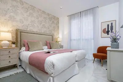 Cama o camas de una habitación en Genteel Home Uceda Córdoba