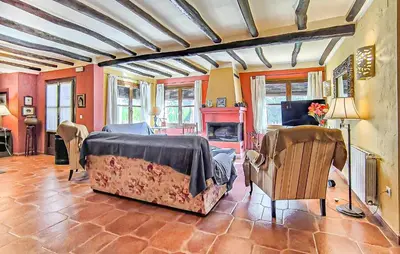 Zona de estar de Beautiful Home In Almedinilla