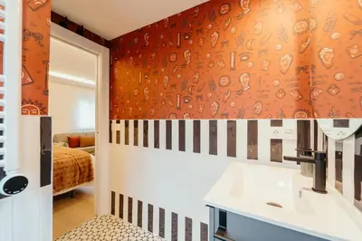 Cama o camas de una habitación en Fuente H3