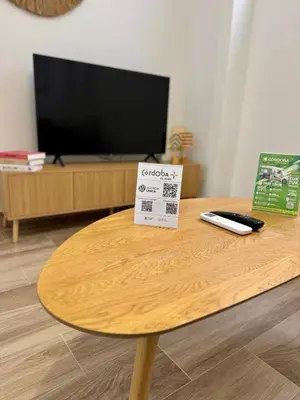 Una televisión o centro de entretenimiento en Puerta Sevilla