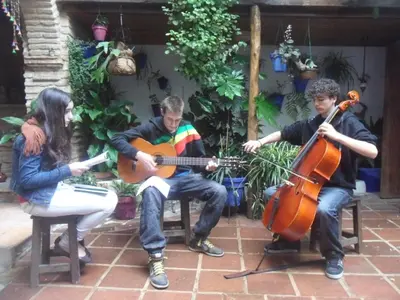 Clientes alojados en El patio azul Bohemio Mágico