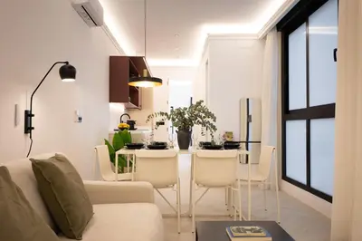 Zona de estar de ISG Apartments San Luis