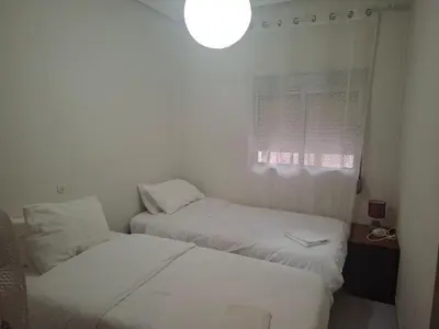 Cama o camas de una habitación en Confortable piso en Puertollano