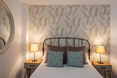 Cama o camas de una habitación en Las Setas Luxury Apartment