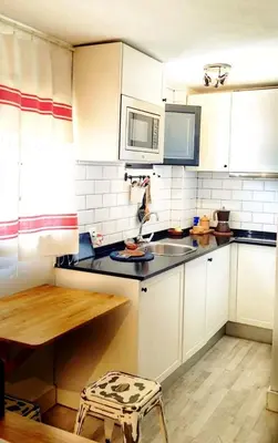 Una cocina o zona de cocina en Estudio Centro - San Julián