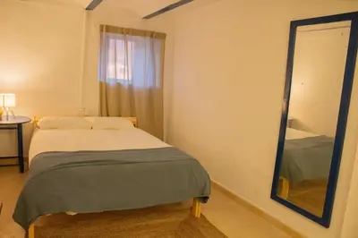 Cama o camas de una habitación en La Casita del Pastor