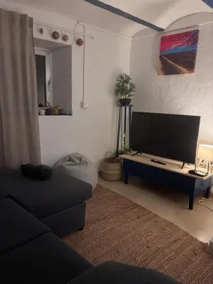 Una televisión o centro de entretenimiento en La Casita del Pastor