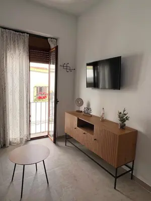 Una televisión o centro de entretenimiento en Casa Cueto