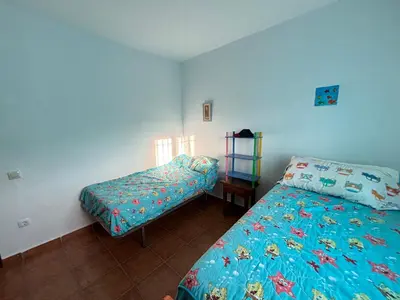 Cama o camas de una habitación en Jaén Interior El Lentisquillo