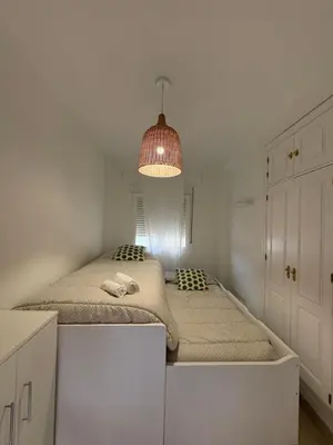 Cama o camas de una habitación en Sol De Tahona