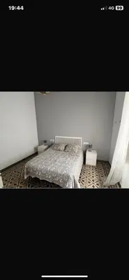 Cama o camas de una habitación en La Casita de Anael