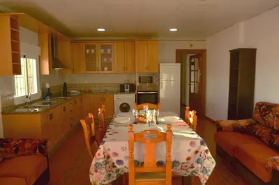 Una cocina o zona de cocina en Casa rural en Granada