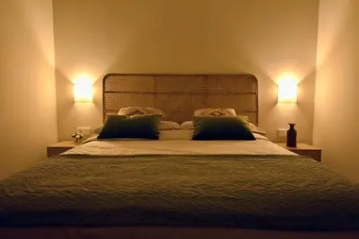 Cama o camas de una habitación en Chozuela Casa de Viajeros