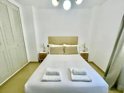 Cama o camas de una habitación en Miraflores Park