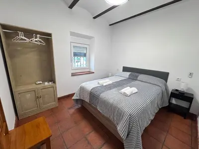 Cama o camas de una habitación en Dehesas Rojas