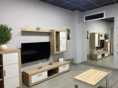 Una televisión o centro de entretenimiento en Miamar