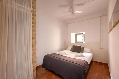 Cama o camas de una habitación en Patio del Conde