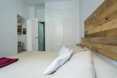 Cama o camas de una habitación en THE HOME of Corral