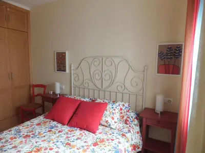 Cama o camas de una habitación en Calle Verde, 2 D, Climatizado total