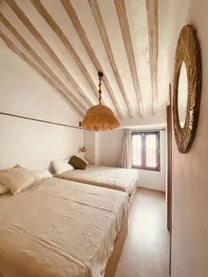 Cama o camas de una habitación en Casa Lavanda
