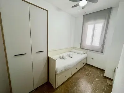 Cama o camas de una habitación en Geysotur Duplex Balcon del Rio