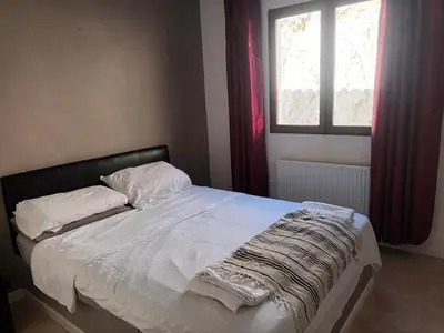 Cama o camas de una habitación en Casa Laguna